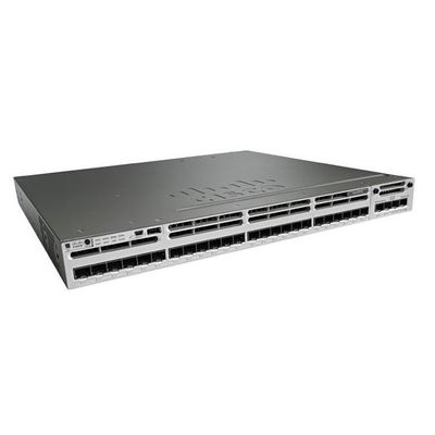 WS-C3850-24S-S Gigabit Ethernet Switch de rede Cisco Catalyst 3850 24 portas GE SFP