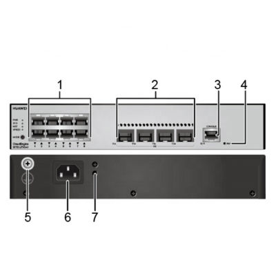 S5735-L8T4S-A1 Gigabit Ethernet Nic Card 8x 10 100 1000Base-T 4 Gigabit SFP